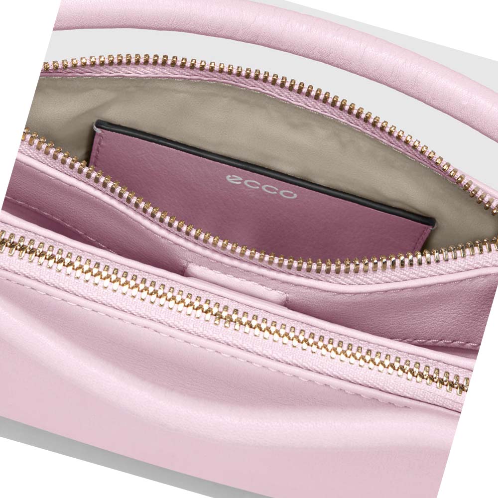 Women's Ecco Contact Crossbody Shoulder Bags Pink | SG 371YXF